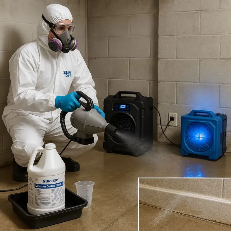 Sanitization and Odor Removal process in Prairie Grove, IL