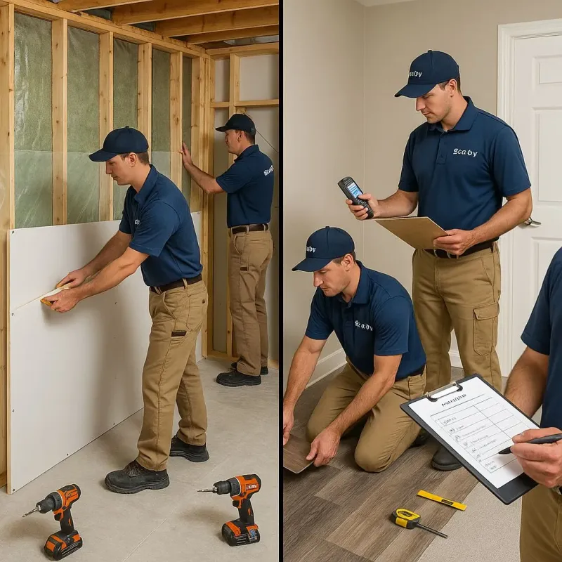 Repairs and Reconstruction process in Prairie Grove, IL